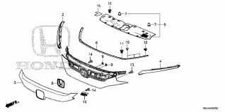 Front Grille For 2017 Honda Civic Sedan Honda Parts Online