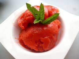 Sorbet Fraise A La Turbine A Glace H Koenig Les Aleas De Jessica Yum Sorbet Sorbet Fraise