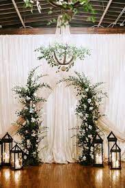 Top Incredible Wedding Altar Decoration Ideas For Your Special Day Winter Wedding Arch Wedding Altar Decorations Wedding Altars