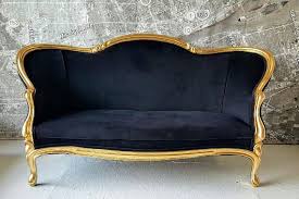 Black And Gold Couch Check Out This Item In My Etsy Shop Https Www Etsy Com Listing 229750232 Settee Sofa Loveaset Vintage Ant Victorian Sofa Settee Sofa Antique French Furniture