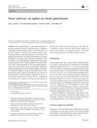 Essa super gata em belo video!! Pdf Sweet And Sour An Update On Classic Galactosemia