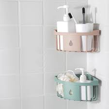 Practical Bathroom Storage Plastic Bathroom Kitchen Storage Rack Organizer Shower Shelf Bathroom Storage Suction Shelf Storage Shelves Racks Aliexpress