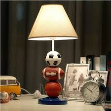 Sold and shipped by lamps plus. Moderne Simple La Forme De Basket Ball Et Football Lampe De Table De Style Du Sport Abat Jour En Linge Table Lamp Lamp Led Table Lamp
