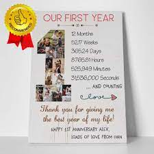 You may give anything in which your lover is interested. 30 Romantic 1 Year Anniversary Gifts For Girlfriend 2021 365canvas Blog