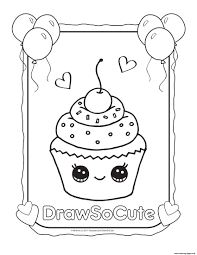 I've printed about 15 of these coloring sheets because my kids love decorating the tree in different ways (with crayons, colored. Printable Draw So Cute Colouring Pages Novocom Top