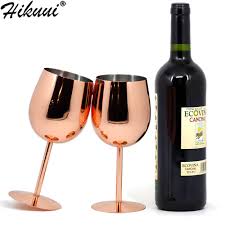 Maybe you would like to learn more about one of these? 350ml 550ml Rose Gold Stainless Steel Wine Glass Drinking Cup Champagne Goblet Barware Kitchen Tools Party Supplies Wine Glasses Aliexpress