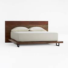 I much prefer what i built, because it makes it super easy to change sheets and make up the bed. Atwood Rustic Platform Bed Crate And Barrel