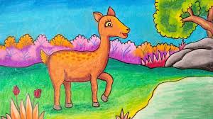 Apalagi setelah mulai mendalami dunia gambar dan lukis, saya semakin termotivasi. Cara Menggambar Kancil Menggambar Kancil Di Hutan Youtube