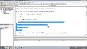 Excel Vba Loop Through All Files In A Folder Youtube