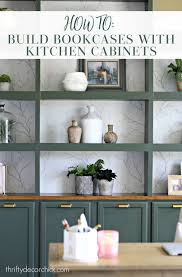 Make your own plans and have fun! How To Create Custom Built Ins With Stock Cabinets Thrifty Decor Chick