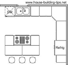 l shaped kitchen with island floor