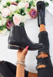 Black And Gold Boots Pin On Clothes