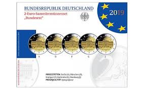 Sieben departementsvorsteherinnen und departementsvorsteher bilden den bundesrat. Germany 2 Euro 2019 Bundesrat Proof Eurocoinhouse