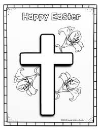 Below the main image you will find links to bible and christian printable sheets also. The Story Of Easter Sunday School Coloring Pages By Made With A Smile