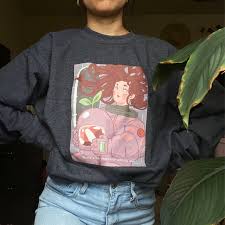 Misaki yata (八田美咲, yata misaki) is a member of homra who acts as the group's vanguard. Among Us Space Girl Anime Aesthetic Crewneck Sweater Etsy