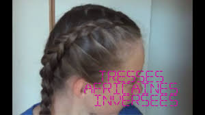 Les tresses collées peuvent donc aussi être réalisées sur des cheveux fins et raides ; Comment Faire Soi Meme Deux Tresses Africaines Inversees Youtube