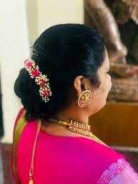 Koppu Hair Style With Veni Long Hair Styles Hair Styles Women