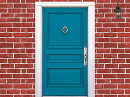 You want to avoid paint color transitions that go against the natural flow of traffic from the front of the house to the back because it will look and feel awkward. Make A Colorful Statement With Front Door Paint