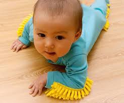 The Baby Mop Outfit Is So Useful For The Baby That You Can Do Two Things At The Same Time Baby Gadgets Crawling Baby Unique Baby
