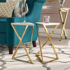 Small and sturdylehmanx3we bought these as an alternative to a end table for a large chair. Everly Quinn Kierstyn Solid End Table Set Reviews Wayfair