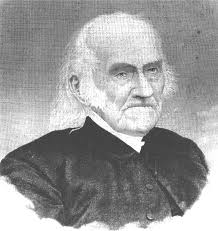 A photograph of Rev. Henry Boehm, from an original in the archives at Old  St. George's Church, Philadelphia. According to info