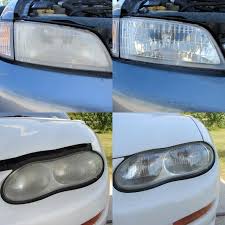 How To Repair Oxidized Cloudy Headlights With A Headlight Cleaner Headlight Cleaner Cloudy Headlights Car