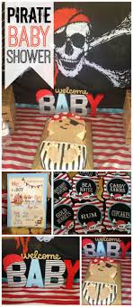 Maria also has a shop at etsy so if you are interested in any of the pieces below including the. Baby Pirate Baby Shower Ahoy It S A Boy Catch My Party Pirate Baby Pirate Baby Shower Ideas Baby Shower