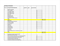 Unique Monthly Expenses Template Excel Exceltemplate Xls Xlstemplate Xlsformat Excel Business Budget Template Budgeting Worksheets Small Business Expenses