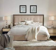 The fabric on upholstered bed makes them so snugly, so that you can enjoy some leisurely. Jacob Tufted Upholstered Bed Pottery Barn