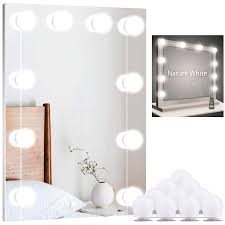 Hollywood Led Vanity Mirror Lights For Makeup 5v Lighted Makeup Wall Lamp Stepless Dimmable Vanity Light Bulb For Dressing Table Vanity Lights Aliexpress