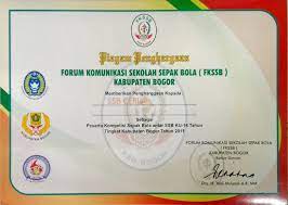 We did not find results for: Sekolah Sepak Bola Ceria Piagam Penghargaan