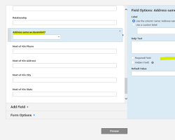 Image of Smartsheet Create Form button