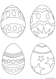 Print Simple Easter Eggs Coloring Pages Coloring Easter Eggs Easter Egg Coloring Pages Easter Coloring Book
