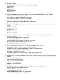 Soal dan jawaban seni teater seni teater 1. Soal Seni Budaya