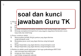 Terbaru Soal Dan Kunci Tanggapan Ukg Guru Tk Tahun 2020 Sch Paperplane