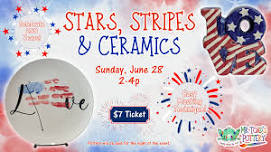 Stars, Stripes, & Ceramics Pottery Glazing Workshop