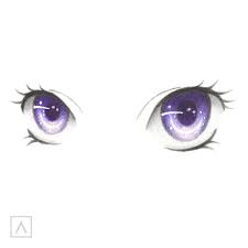 For a normal expression draw the iris slightly covered by the top eyelid while just touching the bottom eyelid. How To Draw Anime Eyes In 5 Easy Steps Arteza