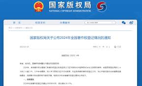 Chinese Copyright Registrations Up 19% in 2024