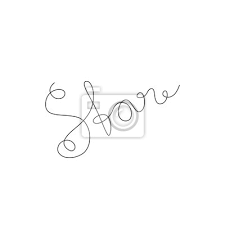 We've got some great free old english tattoo fonts to choose from, and if you look closely, you'll see how they each differ in design and artistic touch. Star Lettering Calligraphy Continuous Line Drawing Small Tattoo Wandsticker Wort Vektor Buchdruck Myloview De
