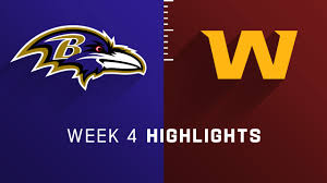 Download free baltimore ravens vector logo and icons in ai, eps, cdr, svg, png formats. Baltimore Ravens Vs Washington Football Team Highlights Week 4