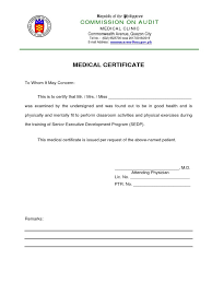 Fake Medical Certificate Template Mandegar In Free Fake Medical Certificate Template 10 Professional Te In 2020 Certificate Templates Professional Templates Medical
