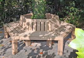 Zimmergeruch und laune werden besser! Rundbank Um Einen Baum