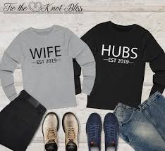 Mr Mrs Shirt Husband And Wife Shirts Mr Mrs Long Sleeve Etsy Mrs Shirt Long Sleeve Shirts Wife Shirt