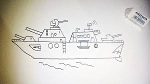 Kapal perang uss arizona diselimuti asap tebal sebelum ia miring untuk kemudian tenggelam selama berlangsungnya serangan jepang atas pearl harbor, hawaii. Cara Menggambar Kapal Perang Kri Martadinata 331 Indonesia Super Sangar Youtube