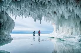 Maybe you would like to learn more about one of these? Ice Cave Hikers Ice Cave Apostle Islands Outdoor