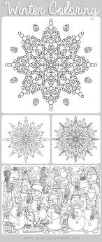 I had an artist design these coloring sheets so i hope you all enjoy. Free Printable Winter Coloring Pages For Adults Moms And Crafters
