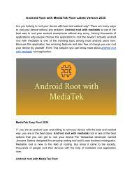 If you are always opting to install root, custom recovery or any custom rom, then your phone must be unlocked. Download Mediatek Easy Root Resolved Mtk Easy Su Failed To Activate Bootless Root Please Install A Asset Issue 47 Juniojsv Mtk Easy Su Github Then Arrange The Device Files Using