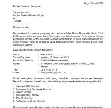 2 Contoh Surat Lamaran Kerja Guru Bimbel Berdasarkan Informasi Dari Koran Surat Pimpinan Belajar