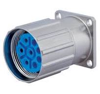 M23 Power Connector Panel Connector, Female Thread with ...