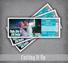 Music Festival Wedding Invitation Tickets Custom Concert Etsy Ticket Wedding Invitations Festival Wedding Invitations Concert Themed